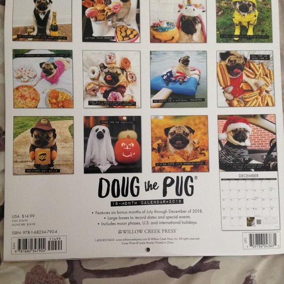 Office | Doug The Pug Calendar | Poshmark